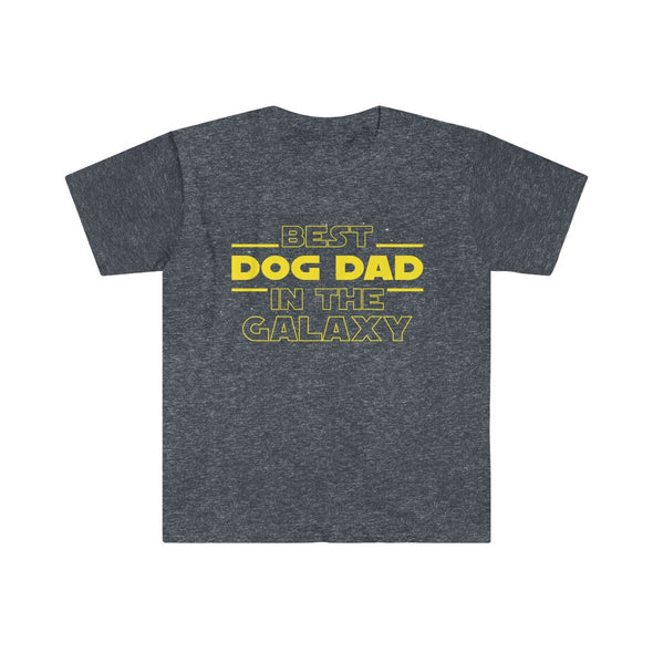 Dog Dad Gifts Funny Dog Lover Shirt Best Dog Dad In The Galaxy Mens T-Shirt