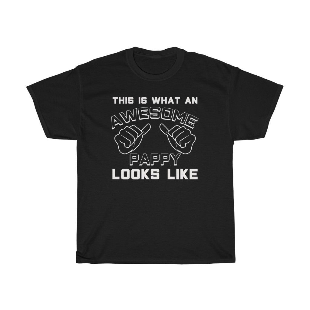 Best Pappy Gifts: "This Is What An Awesome Pappy Looks Like" Grandpa Father's Day Mens T-Shirt — photo 2