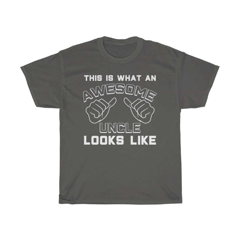 Best Uncle Gifts: "This Is What An Awesome Uncle Looks Like" Birthday Mens T-Shirt — photo 4