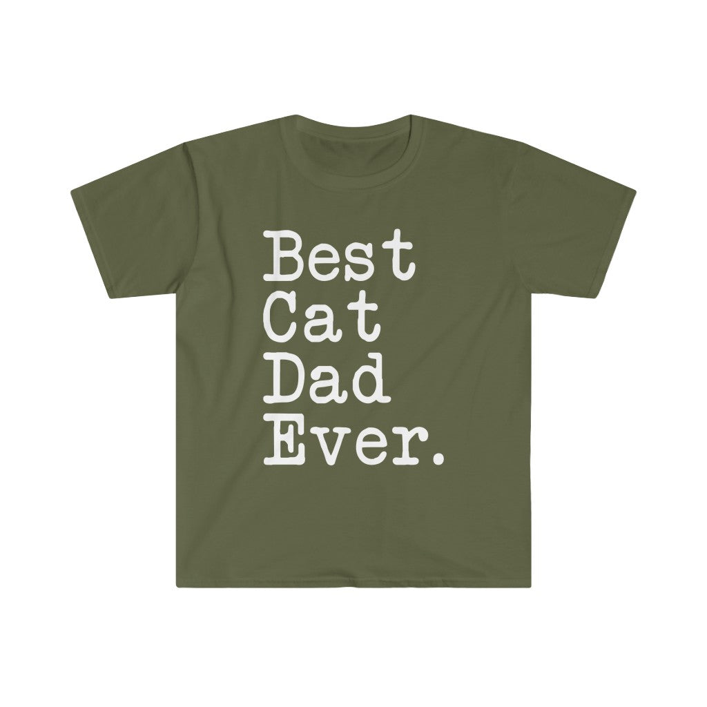 Gifts for Cat Lovers Best Cat Dad Ever T-Shirt Father's Day Gift for Cat Dad Tee Pet Owner Cat Rescue Gift Unisex Shirt — photo 3