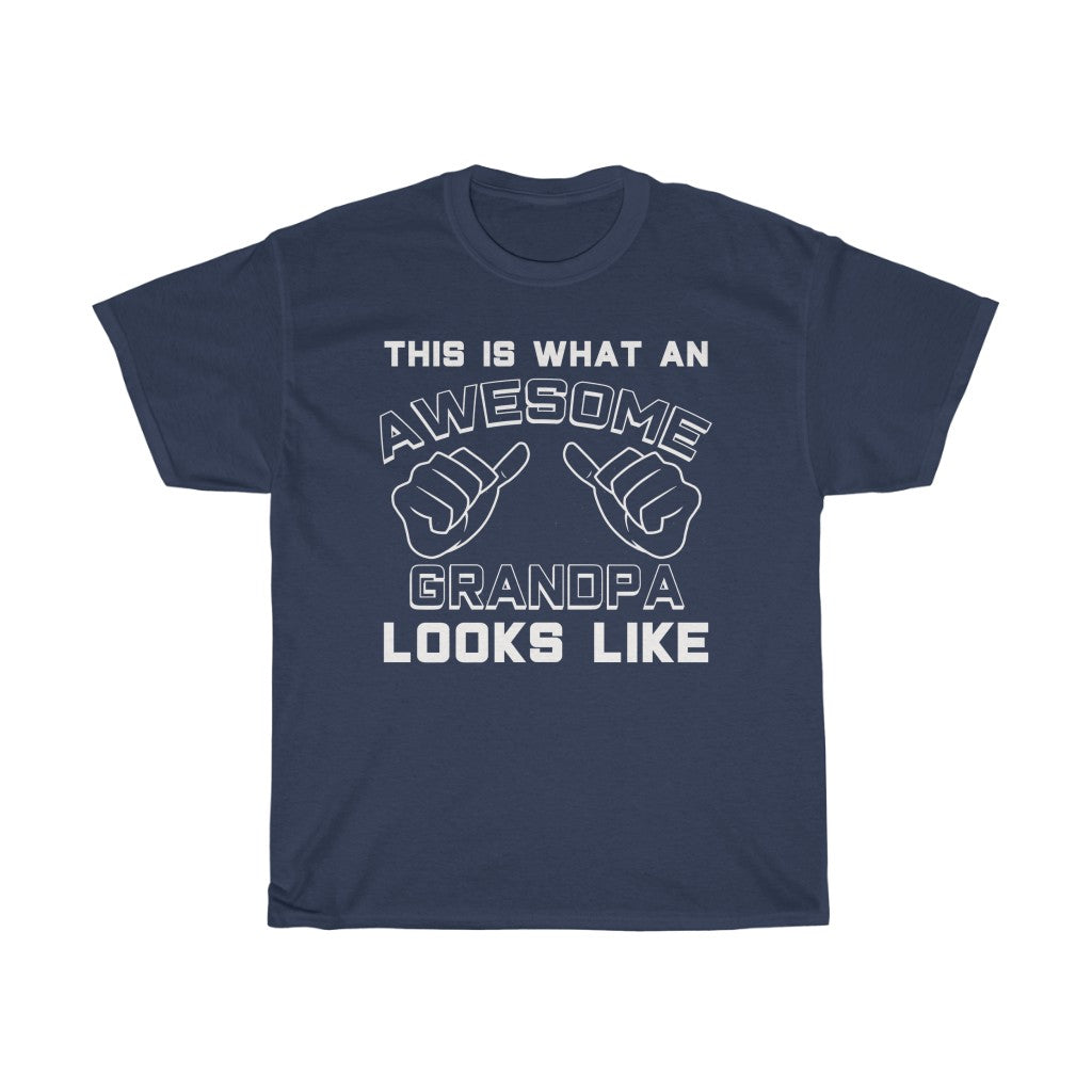 Best Grandpa Gifts: "This Is What An Awesome Grandpa Looks Like" Father's Day Mens T-Shirt — photo 9