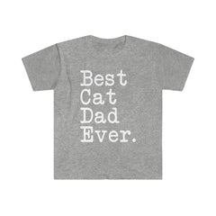Load image into Gallery viewer, Gifts for Cat Lovers Best Cat Dad Ever T-Shirt Father&amp;#39;s Day Gift for Cat Dad Tee Pet Owner Cat Rescue Gift Unisex Shirt