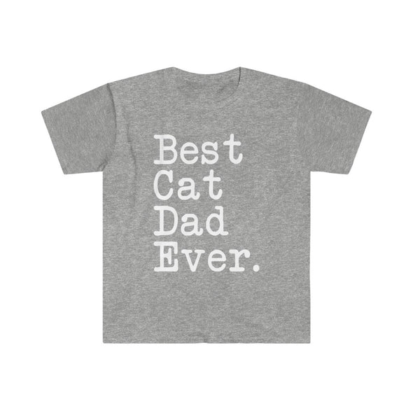 Gifts for Cat Lovers Best Cat Dad Ever T-Shirt Father's Day Gift for Cat Dad Tee Pet Owner Cat Rescue Gift Unisex Shirt