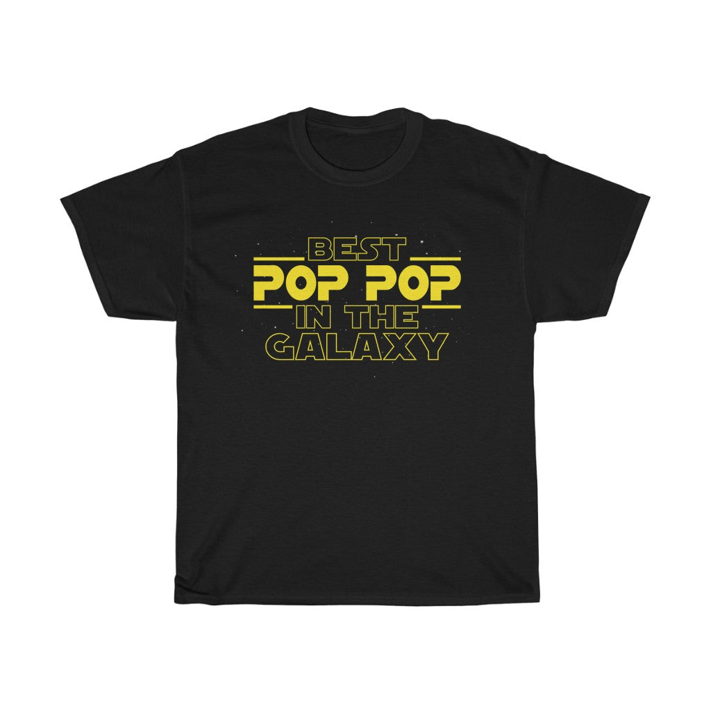 Mens "Best Pop Pop In The Galaxy" T-Shirt Best Pop Pop Gifts Father's Day Birthday or Christmas Gift for Pop Pop Tee — photo 2