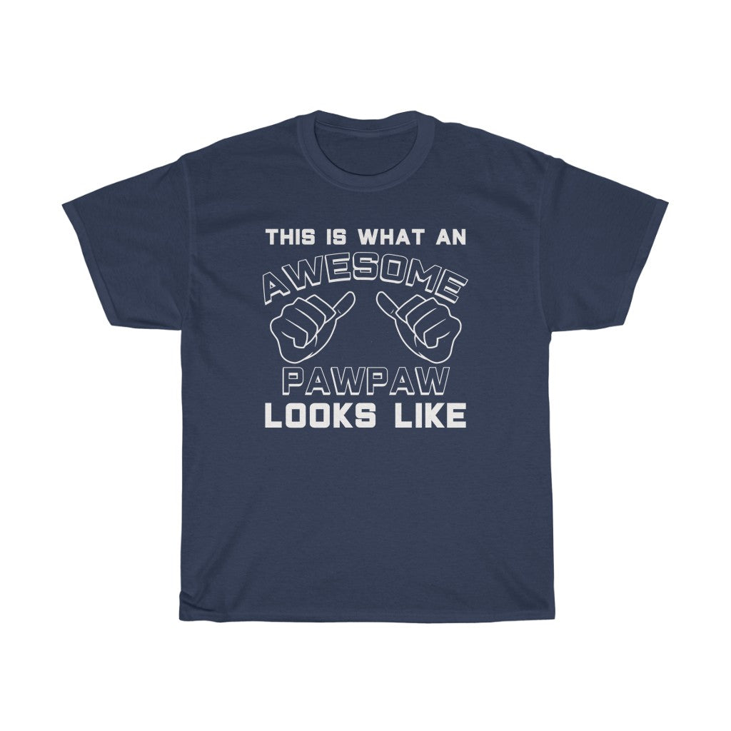 Best Pawpaw Gifts: "This Is What An Awesome Pawpaw Looks Like" Grandpa Father's Day Mens T-Shirt — photo 1