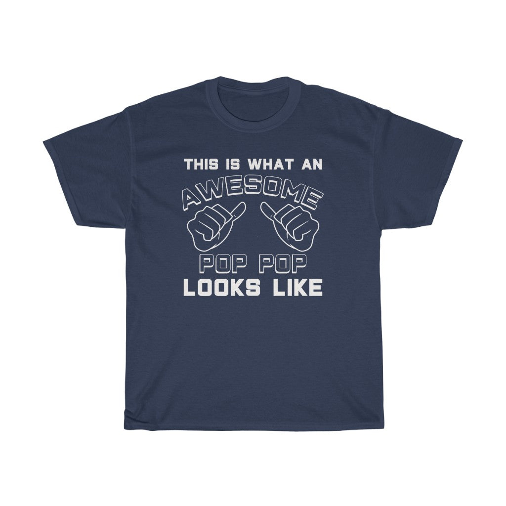 Best Pop Pop Gifts: "This Is What An Awesome Pop Pop Looks Like" Grandfather Father's Day Mens T-Shirt — photo 9
