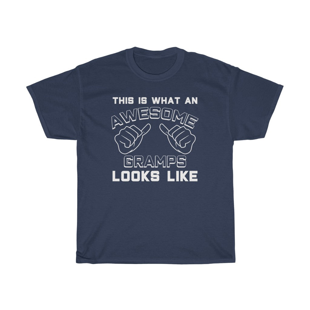 Best Gramps Gifts: "This Is What An Awesome Gramps Looks Like" Grandpa Father's Day Mens T-Shirt — photo 1