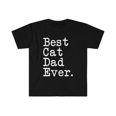 Gifts for Cat Lovers Best Cat Dad Ever T-Shirt Father's Day Gift for Cat Dad Tee Pet Owner Cat Rescue Gift Unisex Shirt
