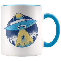 Load image into Gallery viewer, Alien Coffee Mug - UFO Alien Abduction Mug
