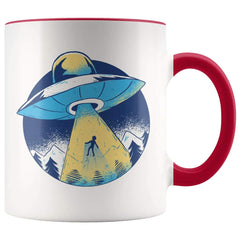 Load image into Gallery viewer, Alien Coffee Mug - UFO Alien Abduction Mug