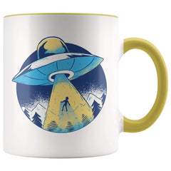 Load image into Gallery viewer, Alien Coffee Mug - UFO Alien Abduction Mug