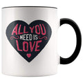 All You Need Is Love Coffee Mug - Graduation Gifts for Her - BackyardPeaks