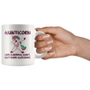 Aunt Mug Aunticorn Mug Aunt Gift Unicorn Aunt Mug Gift for Aunt Coffee Mug White 11oz $18.99 | Drinkware