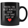 Auntie Gifts Best Auntie Ever Mug Auntie Coffee Mug Auntie Coffee Cup Auntie Gift Coffee Mug Tea Cup Black $19.99 | Drinkware