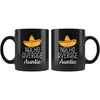 Auntie Gifts Nacho Average Auntie Mug Funny Auntie Gift Idea Birthday Gift for Auntie Christmas Mothers Day Auntie Coffee Mug Tea Cup Black