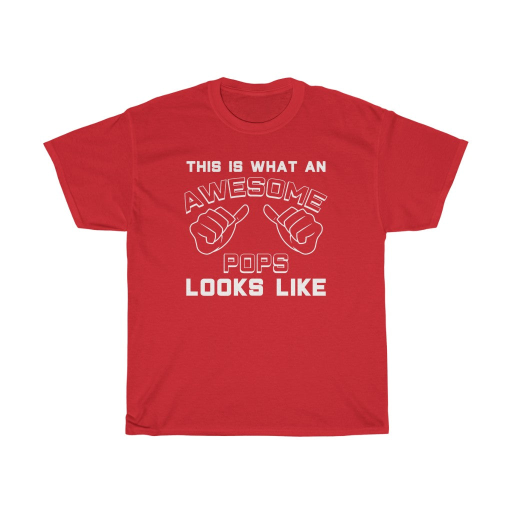 Best Pops Gifts: "This Is What An Awesome Pops Looks Like" Father's Day Mens T-Shirt — photo 10