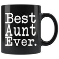 Best Aunt Ever Gift Unique Aunt Mug Mothers Day Gift for Aunt Best Birthday Gift Pregnancy Announcement Aunt Coffee Mug Tea Cup Black $19.99