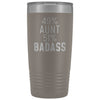 Best Aunt Gift: 49% Aunt 51% Badass Insulated Tumbler 20oz $29.99 | Pewter Tumblers