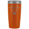 Best Aunt Gift: Travel Mug Best Aunt Ever! Vacuum Tumbler | Gift for Aunt $29.99 | Orange Tumblers
