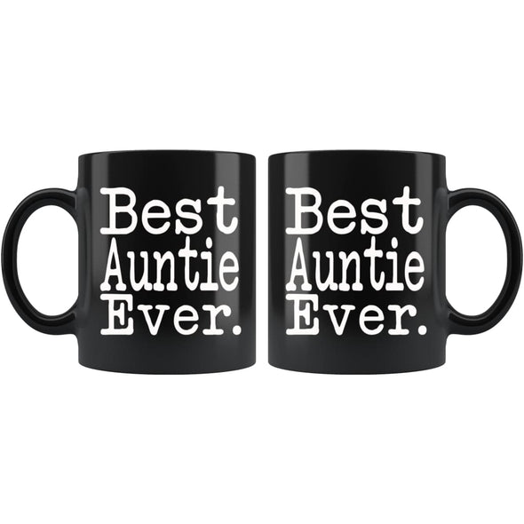 Best Auntie Ever Gift Unique Auntie Mug Mothers Day Gift for Auntie Best Birthday Gift Christmas Auntie Coffee Mug Tea Cup Black $19.99 |