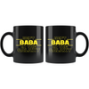 Best Baba In The Galaxy Coffee Mug Black 11oz Gifts for Baba $19.99 | Drinkware