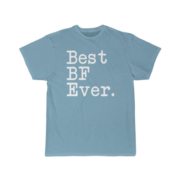 Best BF Ever T-Shirt Boyfriend Anniversary Gift for Him Tee Birthday Gift Boyfriend Christmas Gift Unisex Shirt $19.99 | Sky Blue / S