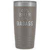 Best Biking Gift: 49% Biker 51% Badass Insulated Tumbler 20oz $29.99 | Pewter Tumblers