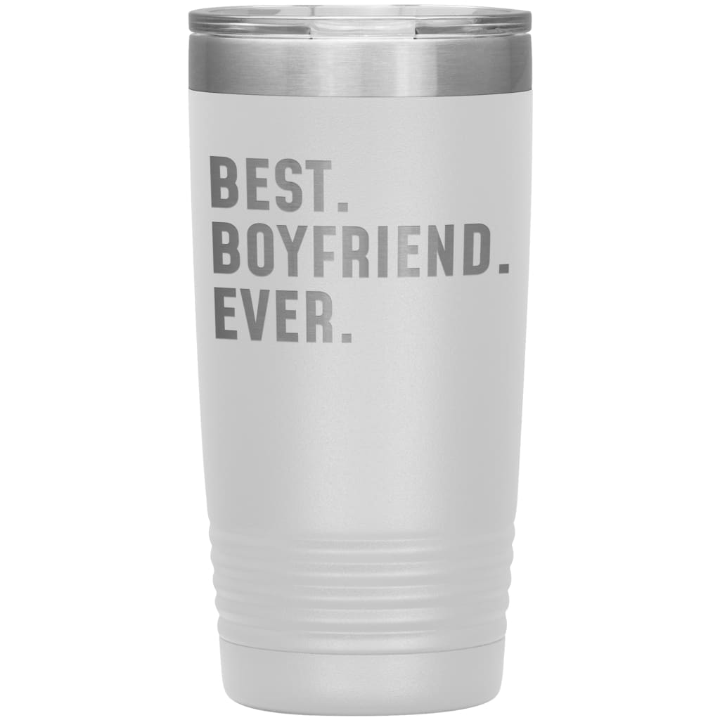 Best Boyfriend Ever Coffee Travel Mug 20oz Stainless Steel Vacuum Insulated Travel Mug with Lid Birthday Gift for Boyfriend Coffee Cup 