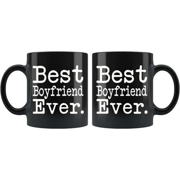 Best Boyfriend Ever Gift Unique Boyfriend Mug Anniversary Gift for Boyfriend Birthday Christmas Boyfriend Coffee Mug Tea Cup Black $19.99 |