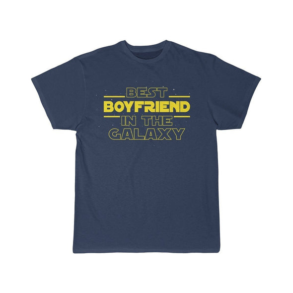 Best Boyfriend In The Galaxy T-Shirt $14.99 | Athletic Navy / S T-Shirt