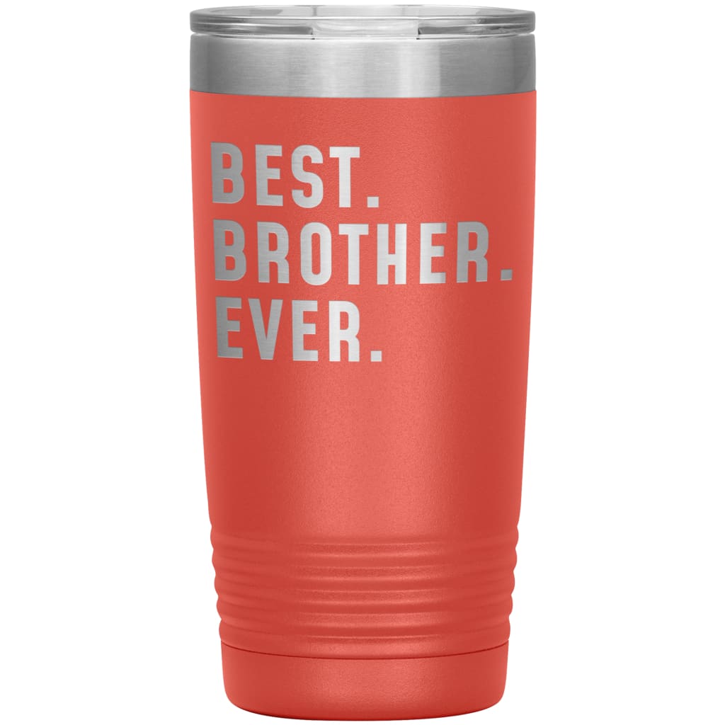 Best Brother Ever Coffee Travel Mug 20oz Stainless Steel Vacuum Insulated Travel Mug with Lid Birthday Gift for Brother Coffee Cup $29.99 | 