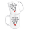 Best Brother Gifts Funny Brother Gifts Youre The Best Brother Keep That Shit Up Coffee Mug 11 oz or 15 oz White Tea Cup $18.99 | Drinkware