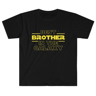 Best Brother In The Galaxy T-Shirt | Gifts for Brother $16.99 | L / Black T-Shirt