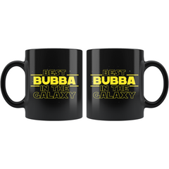 Load image into Gallery viewer, Best Bubba In The Galaxy Coffee Mug Black 11oz Gifts for Bubba