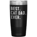 Best Cat Dad Ever Coffee Travel Mug 20oz Stainless Steel Vacuum Insulated Travel Mug with Lid Birthday Gift for Cat Lover Cat Owner Men 