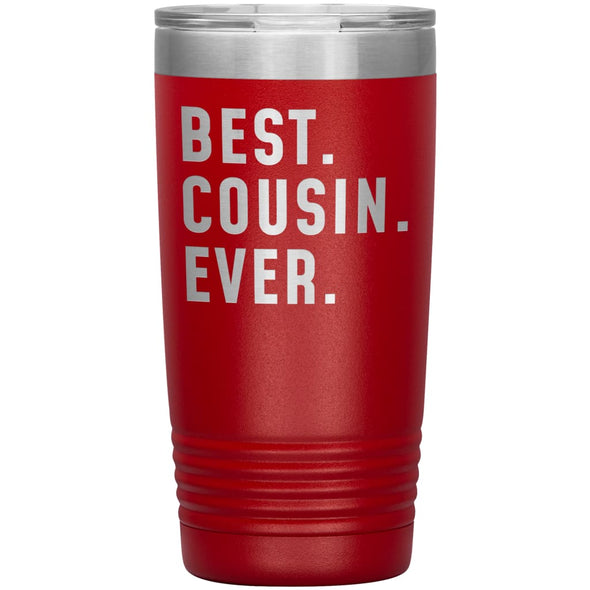 Best Cousin Ever Coffee Travel Mug 20oz Stainless Steel Vacuum Insulated Travel Mug with Lid Birthday Men & Women Gift for Cousin Coffee Cup