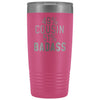 Best Cousin Gift: 49% Cousin 51% Badass Insulated Tumbler 20oz $29.99 | Pink Tumblers