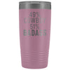 Best Cowboy Gift: 49% Cowboy 51% Badass Insulated Tumbler 20oz $29.99 | Light Purple Tumblers