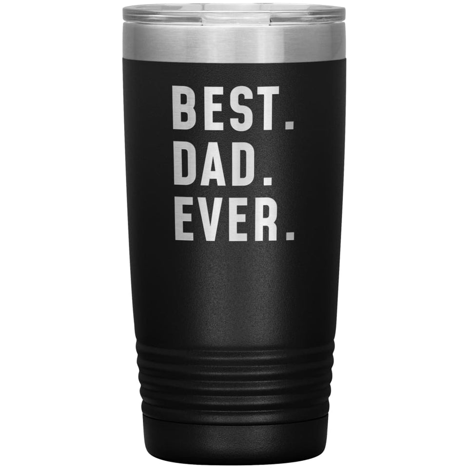 Best Dad Ever Coffee Travel Mug 20oz Stainless Steel Vacuum Insulated Travel Mug with Lid Father's Day Gift for Dad Coffee Cup