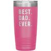 Best Dad Ever Coffee Travel Mug 20oz Stainless Steel Vacuum Insulated Travel Mug with Lid Father’s Day Gift for Dad Coffee Cup $29.99 | Pink