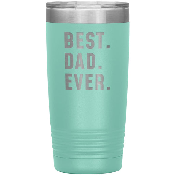 Best Dad Ever Coffee Travel Mug 20oz Stainless Steel Vacuum Insulated Travel Mug with Lid Father’s Day Gift for Dad Coffee Cup $29.99 | Teal