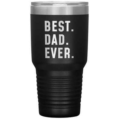 Best Dad Ever Large Travel Mug 30oz Stainless Steel Vacuum Insulated Travel Mug with Lid Father’s Day Gift for Dad Coffee Cup $39.99 | Black