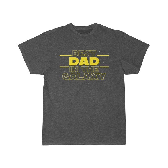 Best Dad In The Galaxy T-Shirt $14.99 | Charcoal Heather / S T-Shirt