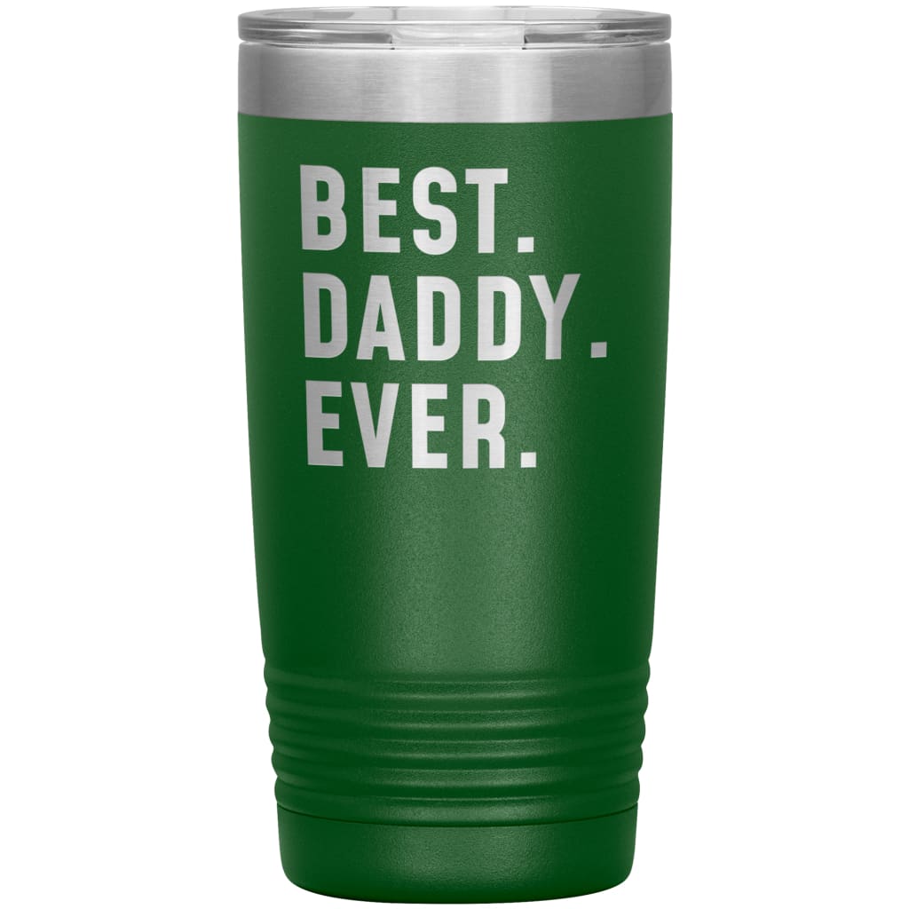 Best Daddy Ever Coffee Travel Mug 20oz Stainless Steel Vacuum Insulated Travel Mug with Lid Birthday Gift for Daddy Coffee Cup $29.99 | 