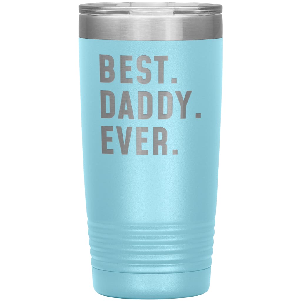Best Daddy Ever Coffee Travel Mug 20oz Stainless Steel Vacuum Insulated Travel Mug with Lid Birthday Gift for Daddy Coffee Cup $29.99 | 
