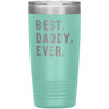 Best Daddy Ever Coffee Travel Mug 20oz Stainless Steel Vacuum Insulated Travel Mug with Lid Birthday Gift for Daddy Coffee Cup $29.99 | Teal
