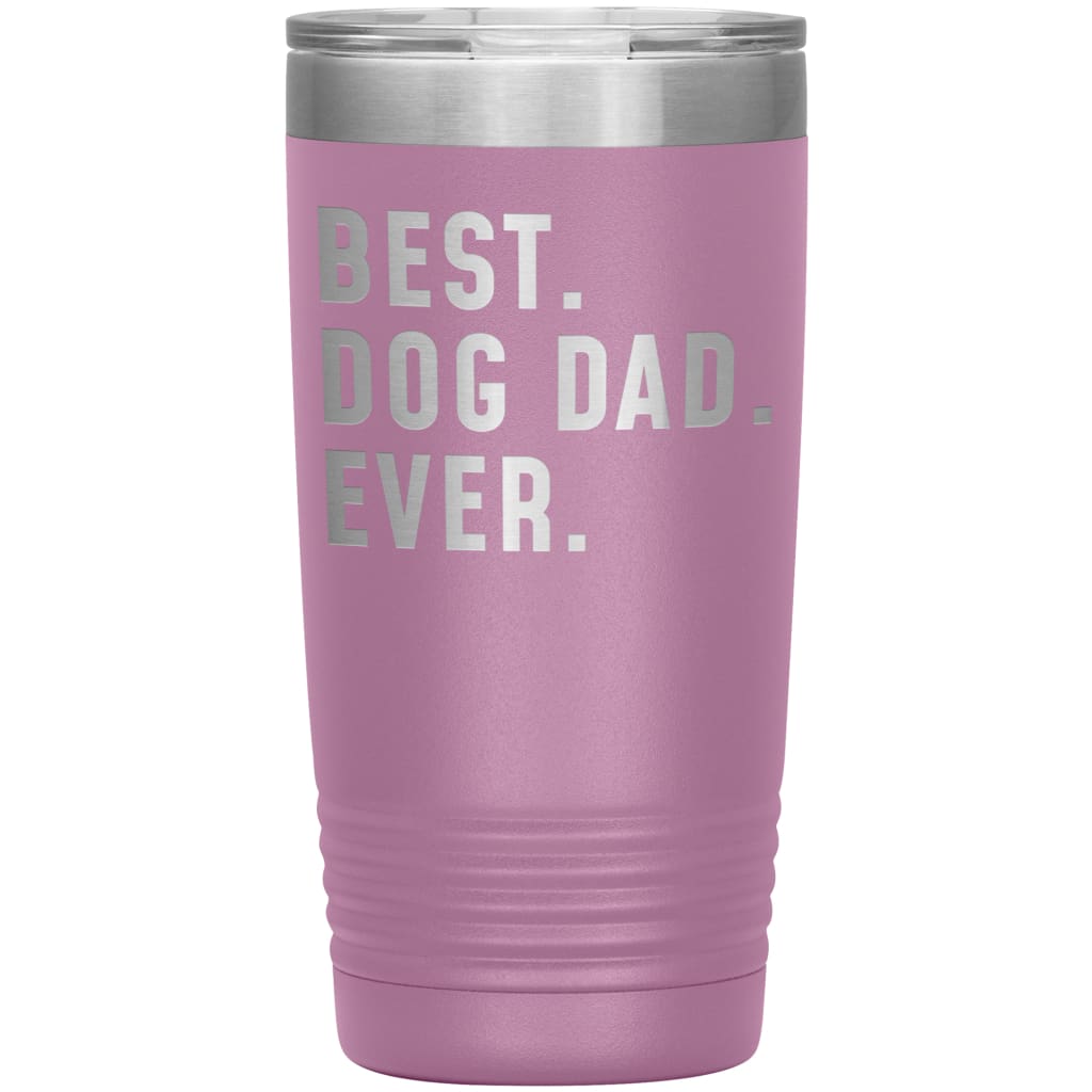 Best Dog Dad Ever Coffee Travel Mug 20oz Stainless Steel Vacuum Insulated Travel Mug with Lid Birthday Gift for Dog Lover Dog Owner Men 