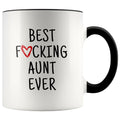 Best F cking Aunt Ever Mug | Aunt Mug | Gift for Aunt | Birthday | Christmas $14.99 | Black Drinkware