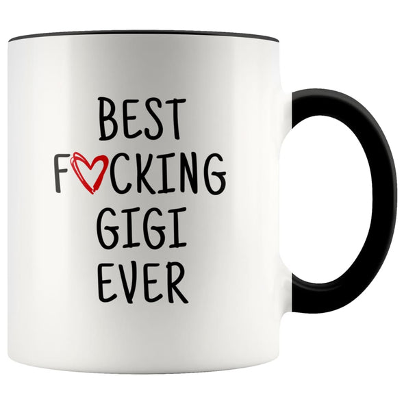 Best F cking Gigi Ever Heart Mug Gigi Gifts Mother’s Day Baby Shower Coffee Mug Tea Cup 11 ounce $14.99 | Black Drinkware