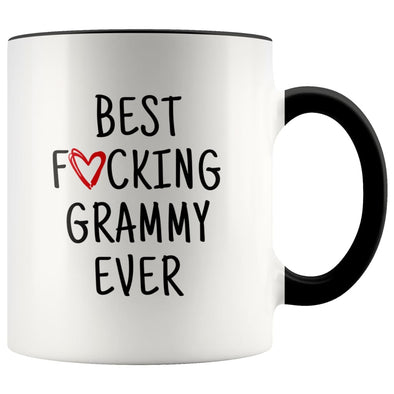 Best F cking Grammy Ever Heart Mug Grammy Gifts Mother’s Day Baby Shower Coffee Mug Tea Cup 11 ounce $14.99 | Black Drinkware